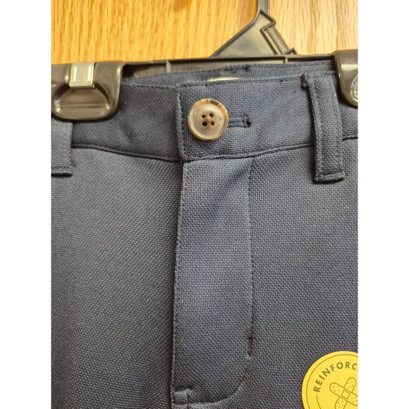 Boys Knit Fashion Pants Cat & Jack Navy Blue Size 5t With Reinforced Knees - Picture 6 of 9
